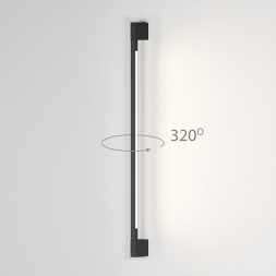 Уличный настенный светодиодный cветильник Elektrostandard Argos 35122/D черный a069746