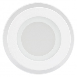 Встраиваемый светодиодный светильник Arlight LT-R96WH 6W Warm White 015575