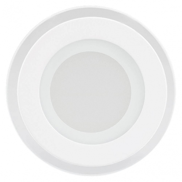 Встраиваемый светодиодный светильник Arlight LT-R96WH 6W Warm White 015575