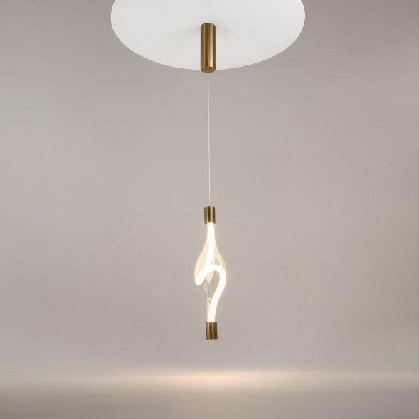 Подвесной светодиодный светильник Maytoni Loop MOD290PL-L14BS3K