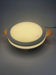 Встраиваемый светодиодный светильник Elvan VLS-109R-12W-WW-Wh