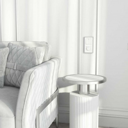 Выключатель двухклавишный проходной Werkel белый W1122001 4690389155215