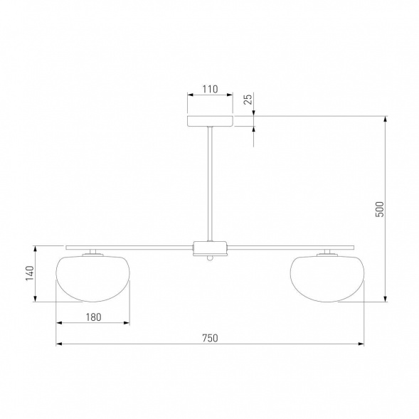 Подвесная люстра Eurosvet Like 30190/5 латунь