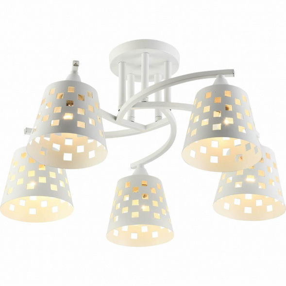 Потолочная люстра Reluce 01384-0.3-05 WH+CR