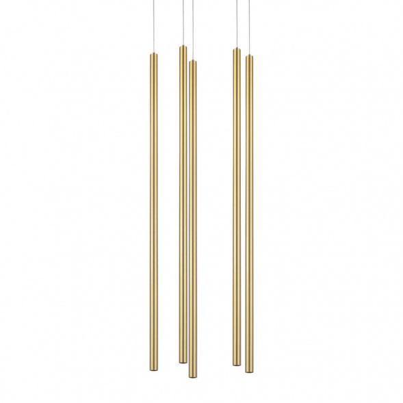 L5T747433 Люстра TUBO LED 25W 1500LM 25G ЗОЛОТО 3000K