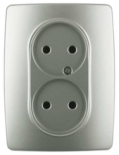 Розетка ЭРА 12 2x2P 16A 250V 12-2107-15 Б0031247