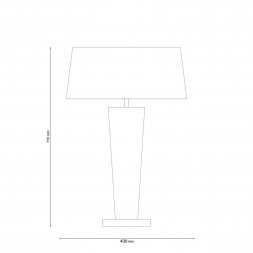 Настольная лампа Lucia Tucci Pelle Bianca T119.1