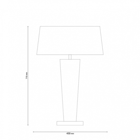 Настольная лампа Lucia Tucci Pelle Bianca T119.1