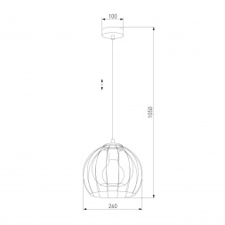 Подвесной светильник TK Lighting 3154 Universo Black