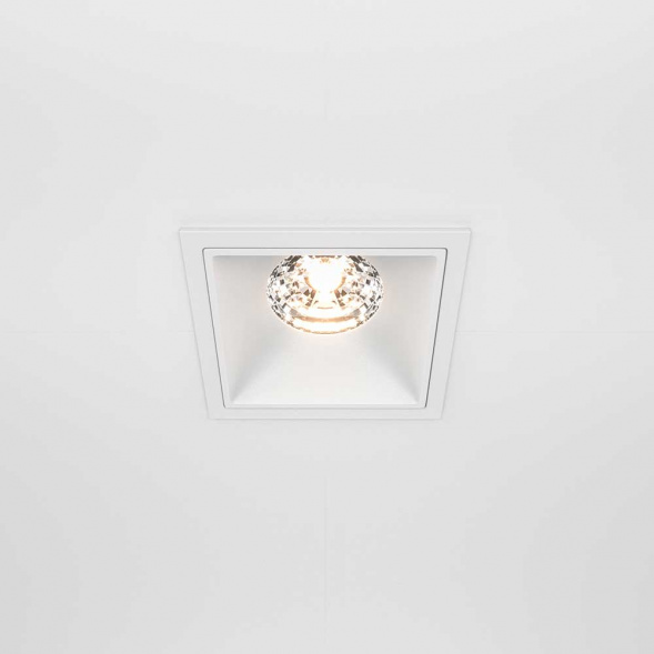 Встраиваемый светильник Maytoni Alfa LED DL043-01-15W3K-D-SQ-W