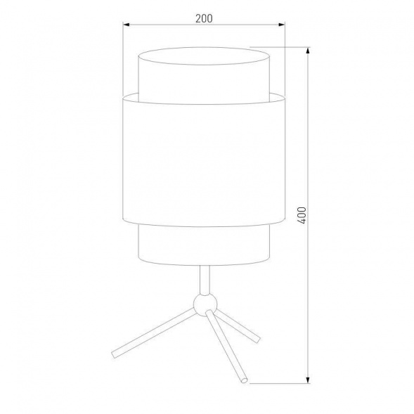 Настольная лампа TK Lighting 6565 Boho White