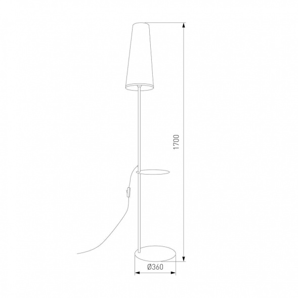 Торшер TK Lighting 5959 Zing