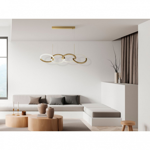 Подвесной светодиодный светильник Maytoni Node MOD165PL-L40G3K