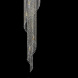 Каскадная люстра Artglass Spiral Column 1000X2500 CE