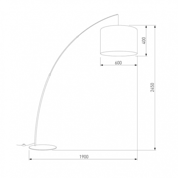 Торшер TK Lighting 5486 Moby Nature