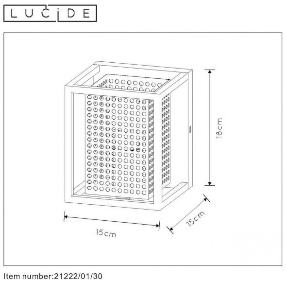 Настенный светильник Lucide Sansa 21222/01/30