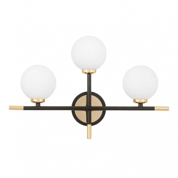 Бра Lumina Deco Marsiada LDW 6033N-3 BK+F.GD