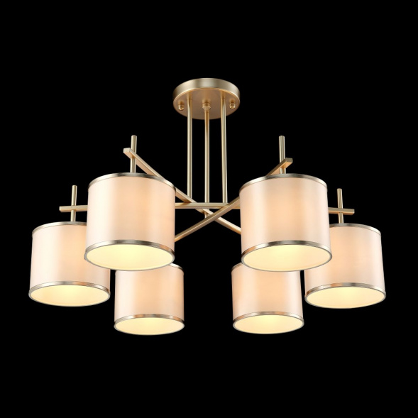 Потолочная люстра Crystal Lux Sergio PL6 Gold