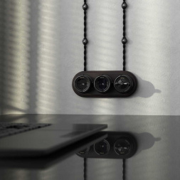 Выключатель двухклавишный на 4 положения Werkel Ретро черный W5620008 4690389166747