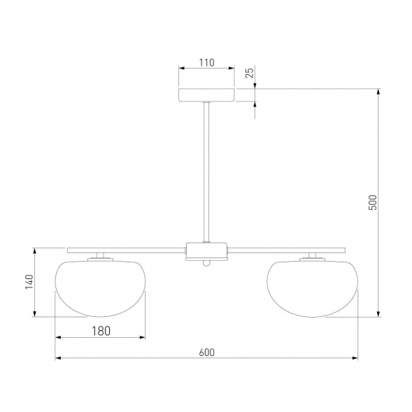 Подвесная люстра Eurosvet Like 30190/3 латунь