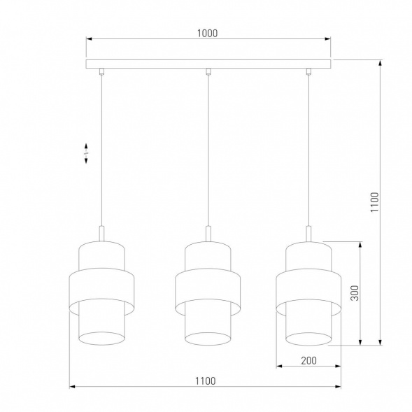 Подвесной светильник TK Lighting 4378 Calisto