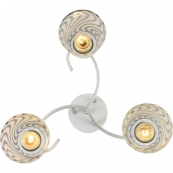 Потолочная люстра Reluce 01391-0.3-03 WH+CR