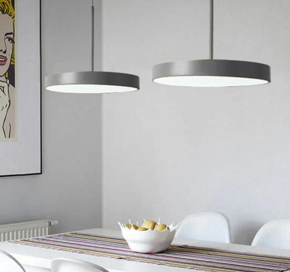 Подвесной светодиодный светильник Imperium Loft Turna One D40 Gray 183488-26