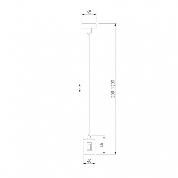 Набор для подвеса с коннектором Elektrostandard Esthetic Magnetic 85157/00 a065441