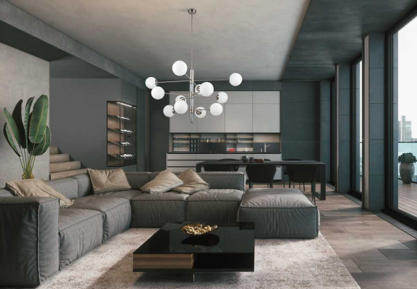 Подвесная люстра KUTEK MOOD Ultimo ULT-ZW-8(Z)