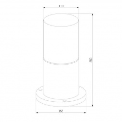 Уличный светильник Elektrostandard Roil 35125/S a055632