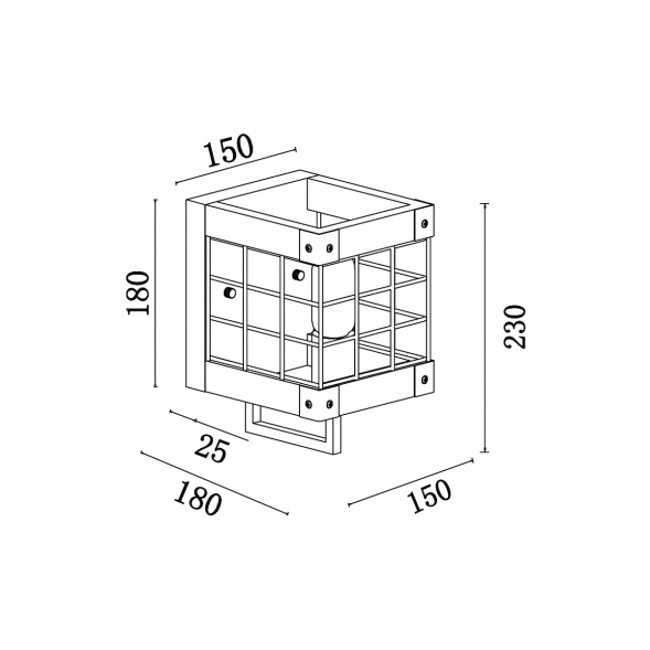 Бра Vele Luce Lucca VL6062W01