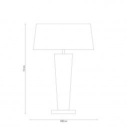 Настольная лампа Lucia Tucci Pelle Nerre T120.1