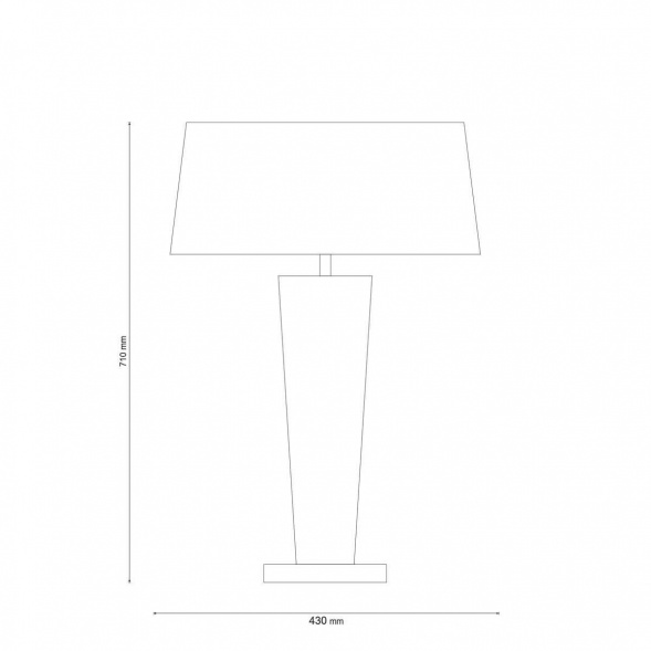 Настольная лампа Lucia Tucci Pelle Nerre T120.1