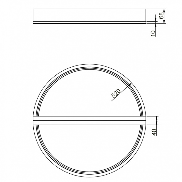 Потолочный светильник Vele Luce Futuro VL7224L11