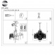 Подвесная люстра ST Luce Ravello SL1650.303.08