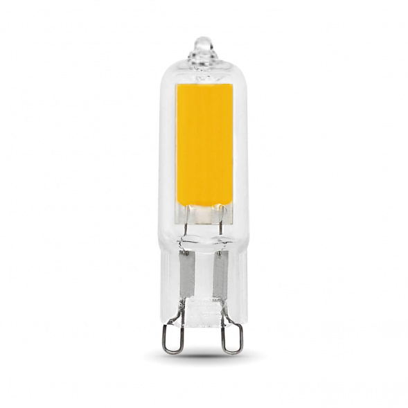 Лампа светодиодная Gauss G9 3.5W 3000K прозрачная 107809103