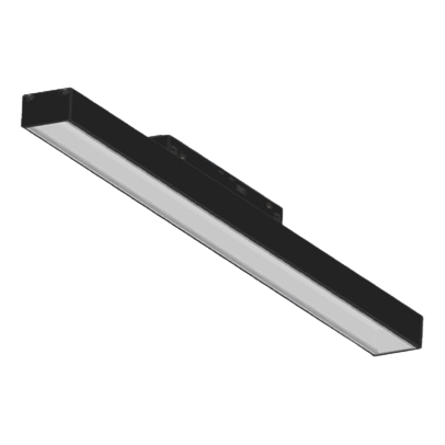 Трековый светодиодный светильник Elvan PJ-2008-24W-WW-BK