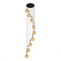 Подвесная люстра Reluce 02001-0.9-09 Amber