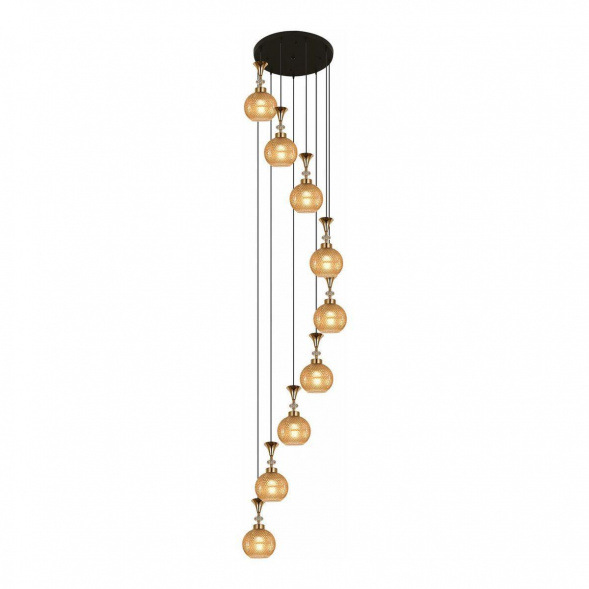 Подвесная люстра Reluce 02001-0.9-09 Amber