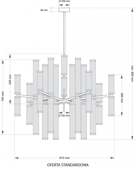 Подвесной светильник KUTEK SALETTO SAL-ZW-32(P)
