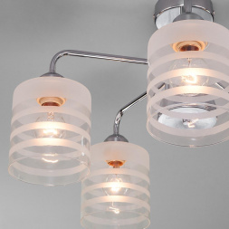 Потолочная люстра Eurosvet Оптима Essence 30176/5 хром