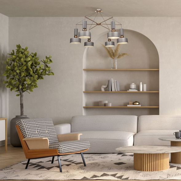 Подвесная люстра Maytoni Void MOD030PL-06GR