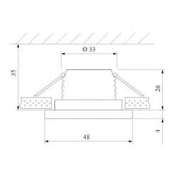 Встраиваемый светодиодный светильник Elektrostandard 15271/LED белый a056026