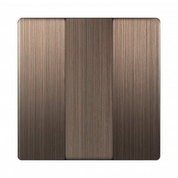 Лицевая панель Werkel выключателя трехклавишного бронзовая WL12-SW-3G-CP 4690389100567