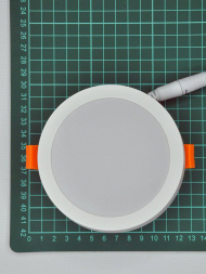 Встраиваемый светодиодный светильник Elvan VLS-109R-18W-WW-Wh