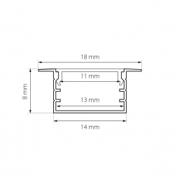 Встраиваемый профиль с рассеивателем Lightstar Profiled 419130
