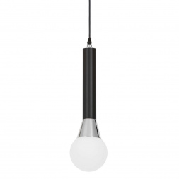 Подвесной светильник Lumina Deco Folino LDP 7012-1B BK+CHR