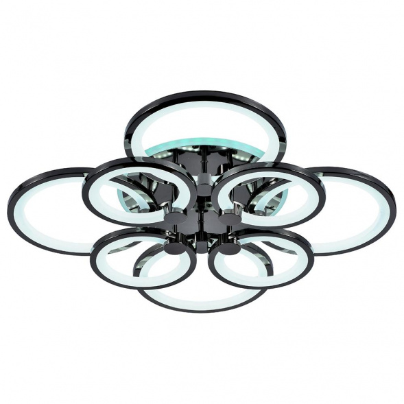 Потолочная светодиодная люстра Profit Light 8077/4+4 PBK