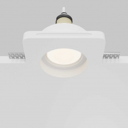 Встраиваемый светильник Maytoni Technical Gyps Modern DL002-GU10-01-W