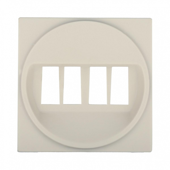 Накладка LK Studio аудио-розетки (бежевый) 857401-1